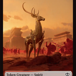 Inkling (0006) // Spirit (0010) Double-Sided Token [Secrets of Strixhaven Tokens]