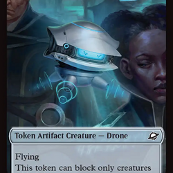 Robot // Drone Double-Sided Token [Edge of Eternities Tokens]
