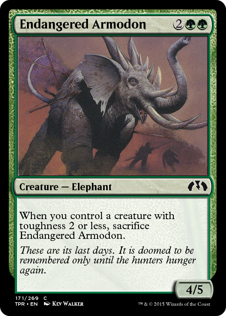 Endangered Armodon (TPR-171) [Tempest Remastered] Foil