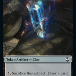 Clue // Fish Double-Sided Token [Streets of New Capenna Commander Tokens]