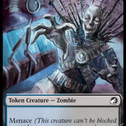 Wolf // Zombie (015) Double-Sided Token [Innistrad: Midnight Hunt Tokens]