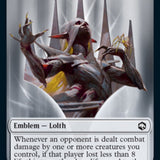 Wolf // Lolth, Spider Queen Emblem Double-Sided Token [Dungeons & Dragons: Adventures in the Forgotten Realms Tokens]
