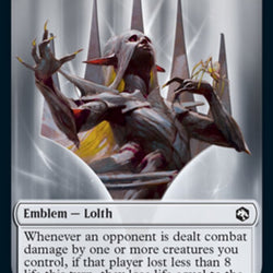 Treasure // Lolth, Spider Queen Emblem Double-Sided Token [Dungeons & Dragons: Adventures in the Forgotten Realms Tokens]