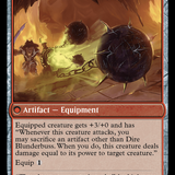 Dire Flail // Dire Blunderbuss [The Lost Caverns of Ixalan Prerelease Cards]
