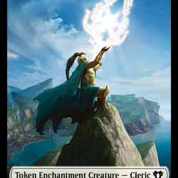 Cleric // Cat Beast Double-Sided Token [Commander Masters Tokens]