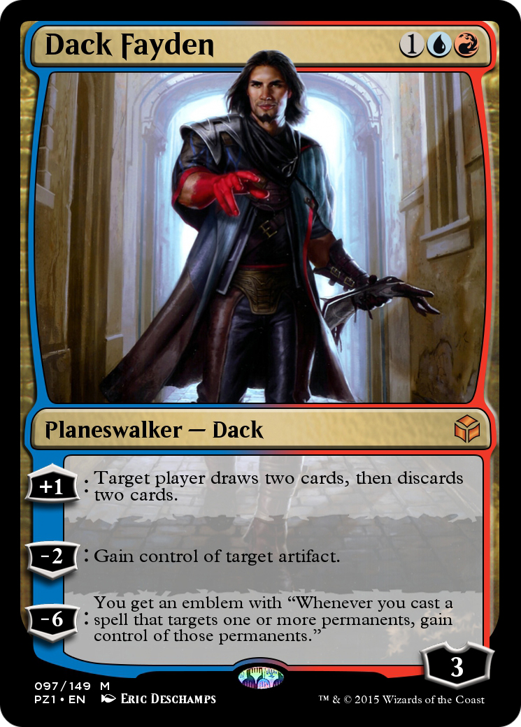 Dack Fayden (PZ1-097) [Legendary Cube Prize Pack] Foil