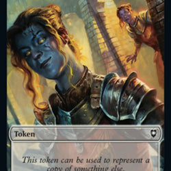 Will Kenrith Emblem // Copy Double-Sided Token [Commander Legends: Battle for Baldur's Gate Tokens]