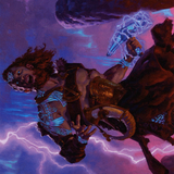 Toralf, God of Fury // Toralf, God of Fury (ASKHM-039) (Borderless) [Art Series: Kaldheim]