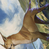 Blink Dog // Blink Dog (AAFR-020) (Borderless) [Adventures in the Forgotten Realms Art Series]