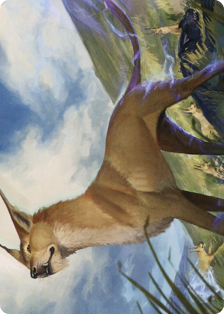 Blink Dog // Blink Dog (AAFR-020) (Borderless) [Adventures in the Forgotten Realms Art Series]