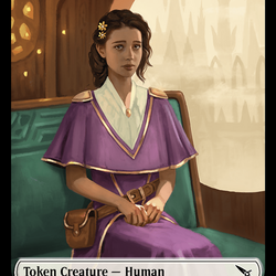 Human // Soldier Double-Sided Token [Murders at Karlov Manor Commander Tokens]