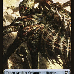 Angel // Horror Double-Sided Token [Commander Legends Tokens]