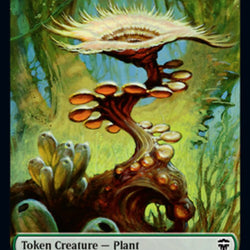 Illusion // Plant Double-Sided Token [Commander Legends Tokens]