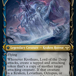 Runo Stromkirk // Krothuss, Lord of the Deep (Showcase Fang Frame) [Innistrad: Crimson Vow]