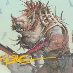 Gnoll Art Card (Gold-Stamped Signature) [Dungeons & Dragons: Adventures in the Forgotten Realms Art Series]
