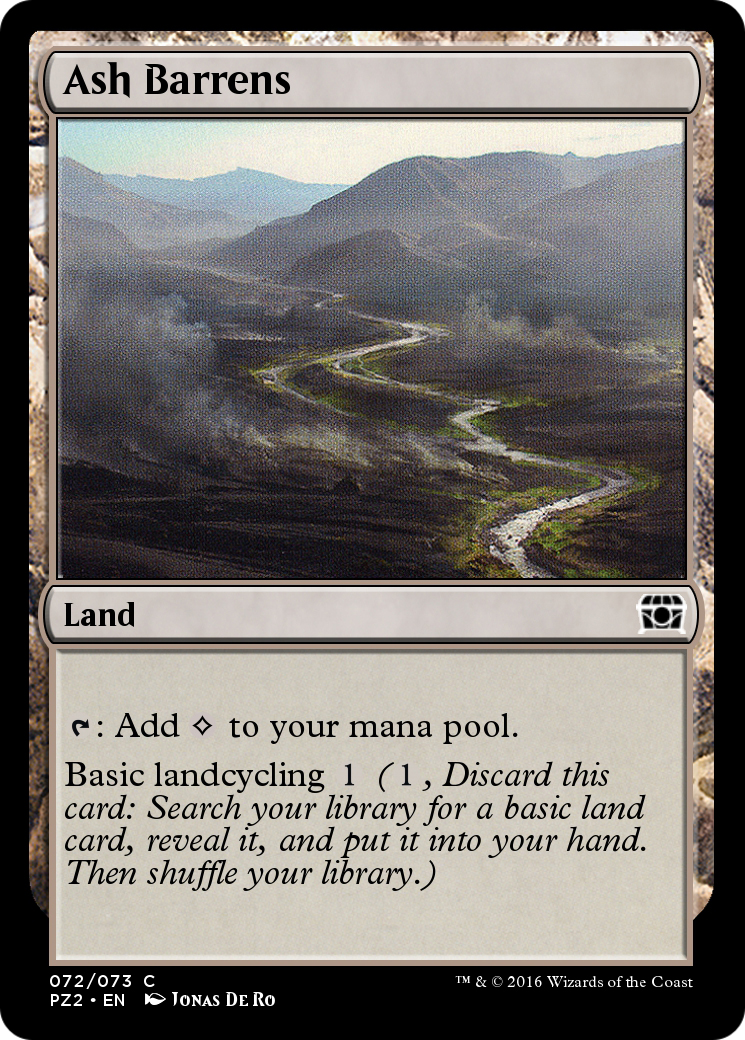Ash Barrens (PZ2-072) [Treasure Chest] Foil