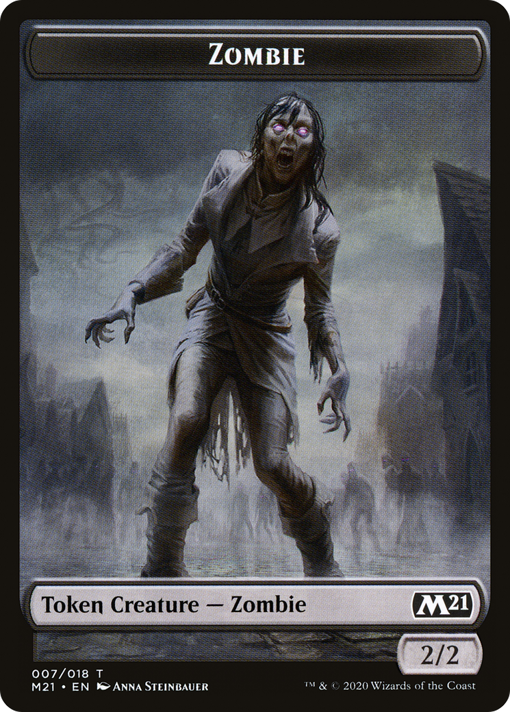Zombie (TM21-007) [Core Set 2021 Tokens]