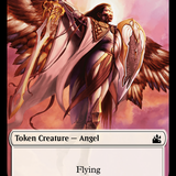 Bird // Angel (0002) Double-Sided Token [Ravnica Remastered Tokens]