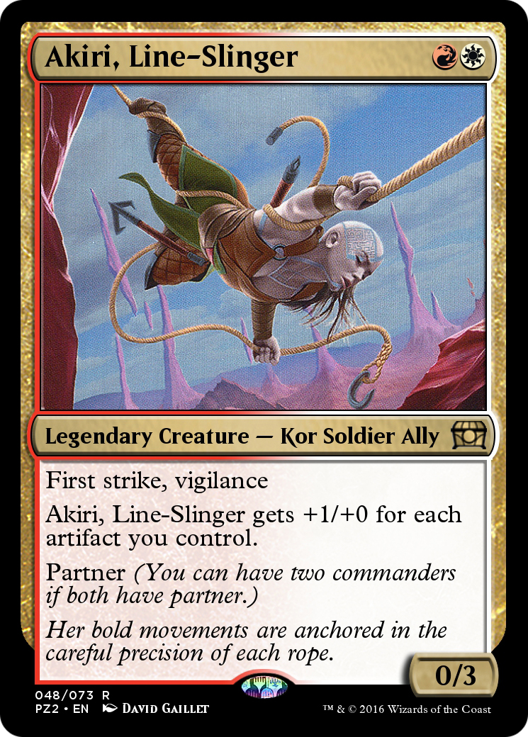 Akiri, Line-Slinger (PZ2-048) [Treasure Chest] Foil