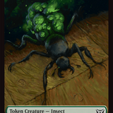Insect (0011) // Shapeshifter Double-Sided Token [Duskmourn: House of Horror Commander Tokens]