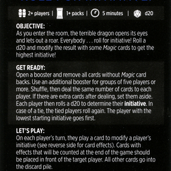 Roll for Initiative! (Magic Minigame) [Commander Legends: Battle for Baldur's Gate Minigame]