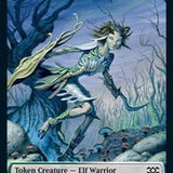 Elf Warrior // Germ Double-Sided Token [Double Masters Tokens]