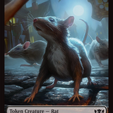 Human // Rat Double-Sided Token [Tarkir: Dragonstorm Commander Tokens]