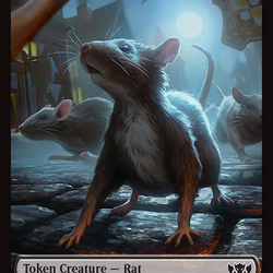 Human // Rat Double-Sided Token [Tarkir: Dragonstorm Commander Tokens]