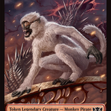 First Mate Ragavan // Treasure Double-Sided Token [Tarkir: Dragonstorm Commander Tokens]