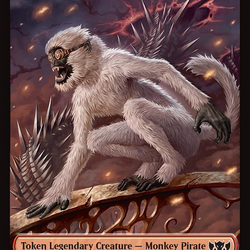 First Mate Ragavan // Treasure Double-Sided Token [Tarkir: Dragonstorm Commander Tokens]