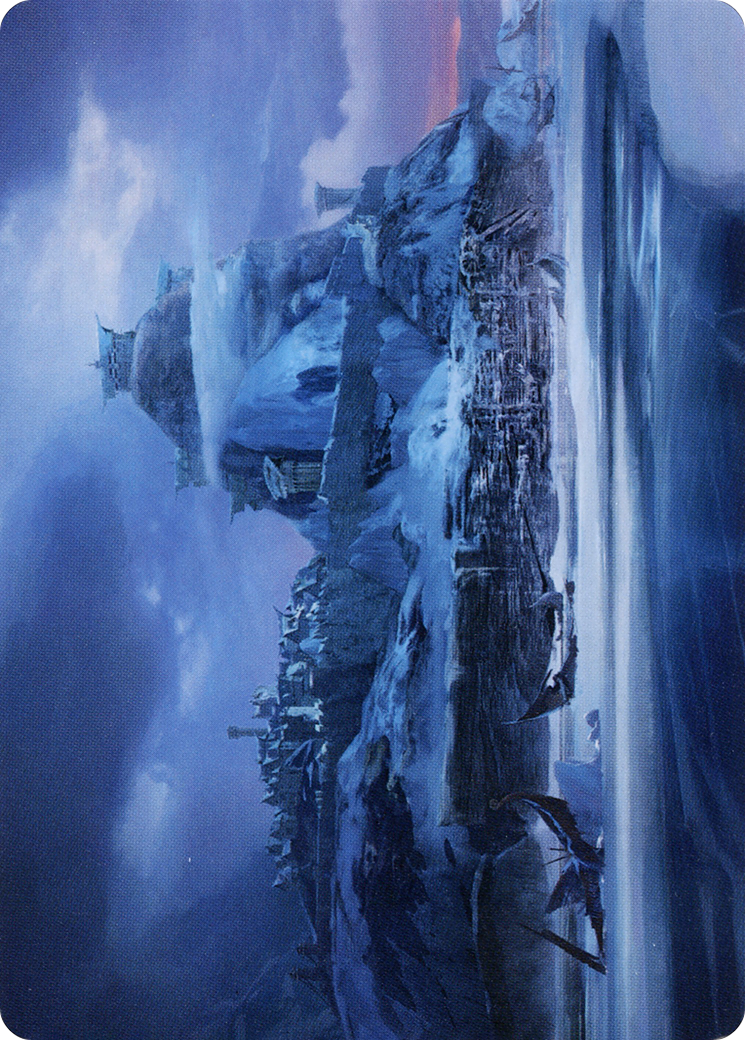 Port of Karfell // Port of Karfell (ASKHM-072) (Borderless) [Art Series: Kaldheim] Foil