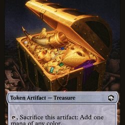 Thopter // Treasure Double-Sided Token [Dungeons & Dragons: Adventures in the Forgotten Realms Commander Tokens]
