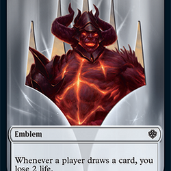 Ob Nixilis Reignited // Ob Nixilis Reignited Double-Sided Token [Starter Commander Decks]