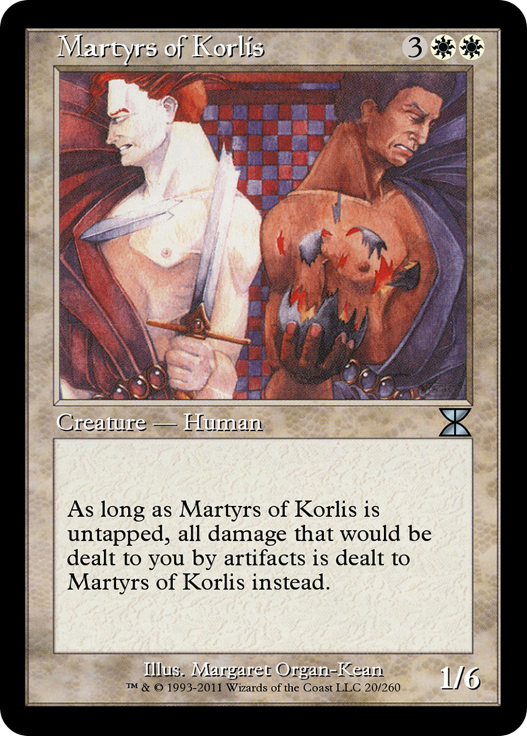 Martyrs of Korlis (ME4-020) [Masters Edition IV] Foil