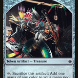Dinosaur // Treasure Double-Sided Token [Friday Night Magic 2017]
