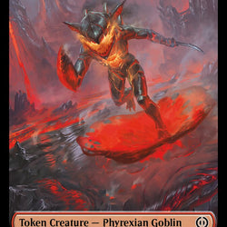 Phyrexian Mite (011) // Phyrexian Goblin Double-Sided Token [Phyrexia: All Will Be One Tokens]