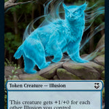 Illusion // Zombie Double-Sided Token [Dungeons & Dragons: Adventures in the Forgotten Realms Commander Tokens]