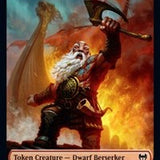 Dwarf Berserker // Shard Double-Sided Token [Kaldheim Tokens]