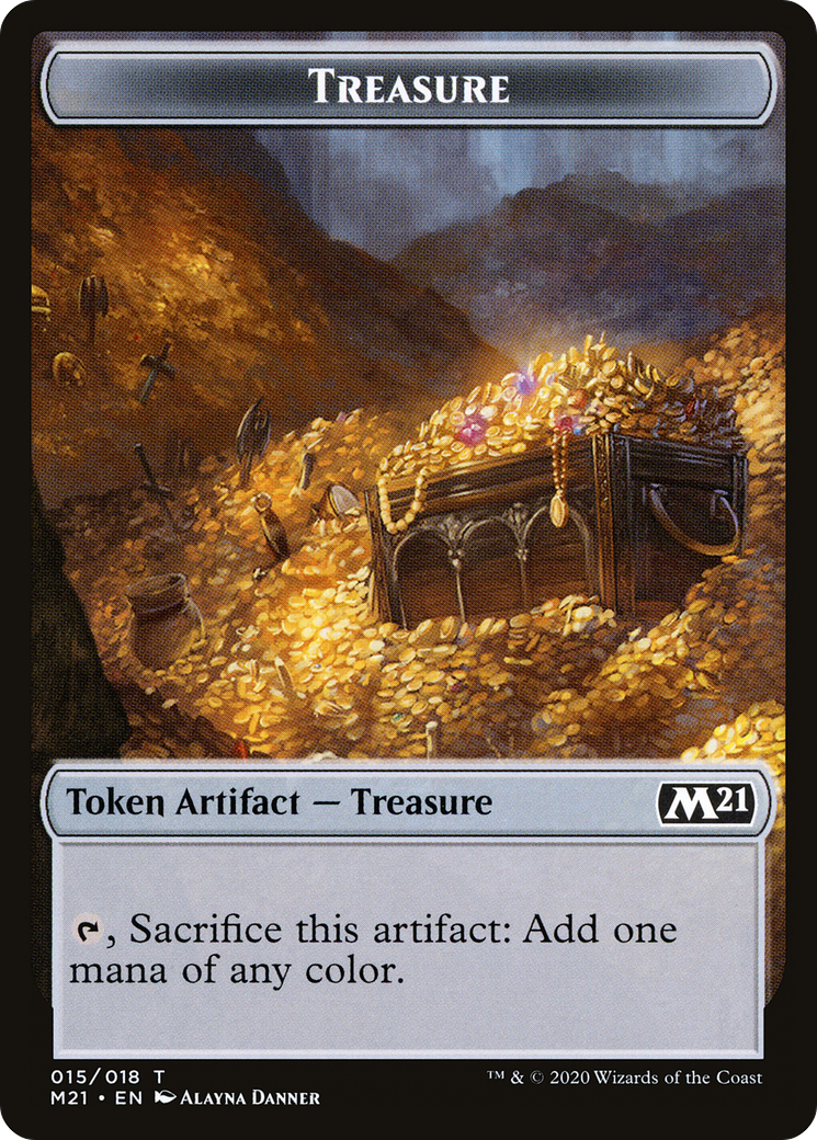 Treasure (TM21-015) [Core Set 2021 Tokens] Foil