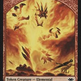 Elemental (008) // Serra the Benevolent Emblem (020) Double-Sided Token [Modern Horizons Tokens]