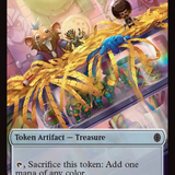 Treasure // Copy Double-Sided Token [Teenage Mutant Ninja Turtles Commander Tokens]