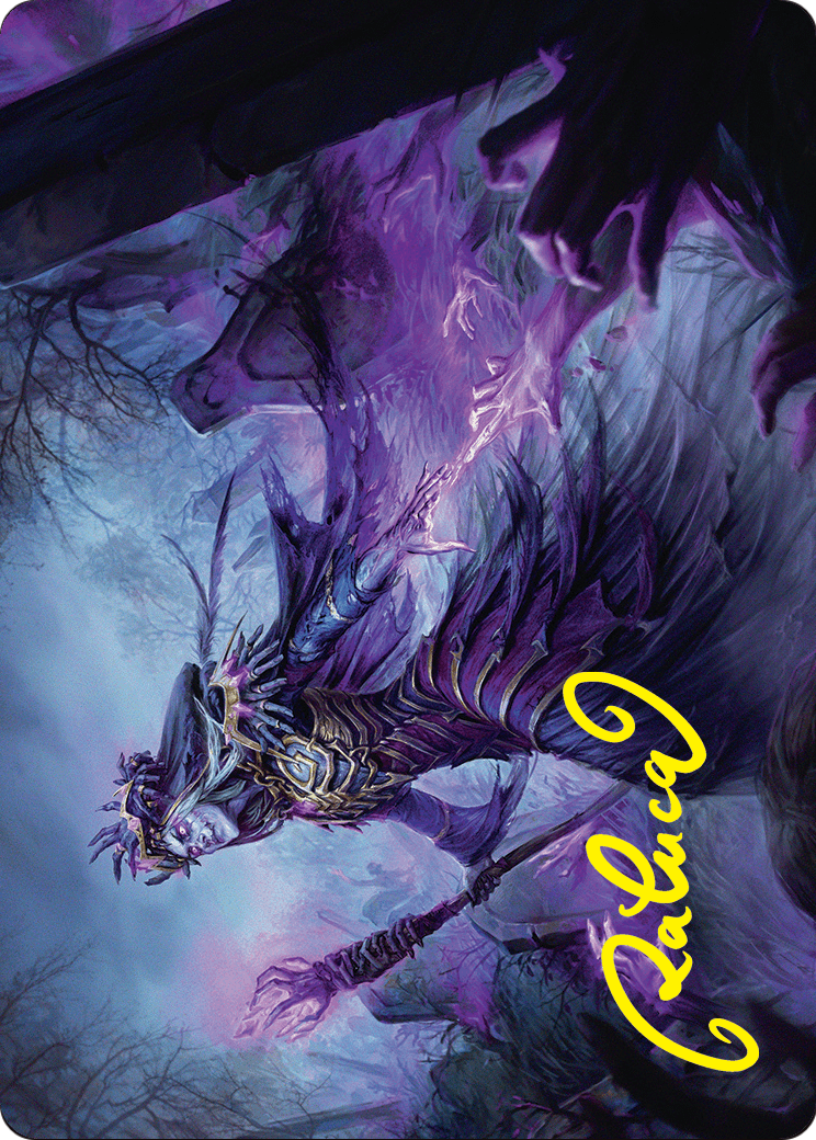 Zul Ashur, Lich Lord // Zul Ashur, Lich Lord (AFDN-010) (Borderless) [Foundations Art Series] Foil