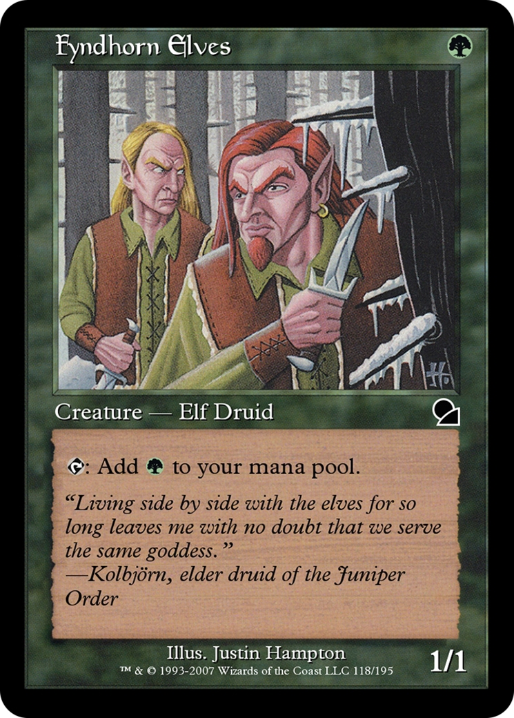 Fyndhorn Elves (ME1-118) [Masters Edition]