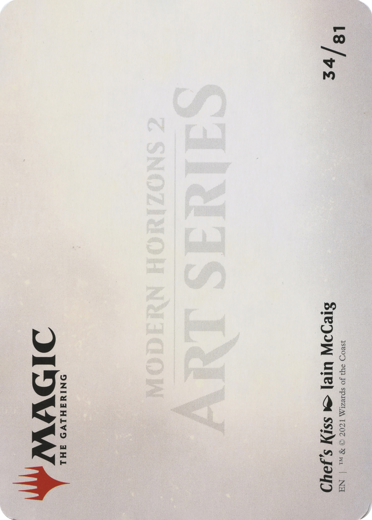Chef's Kiss // Chef's Kiss (AMH2-034) (Borderless) [Modern Horizons 2 Art Series] Foil