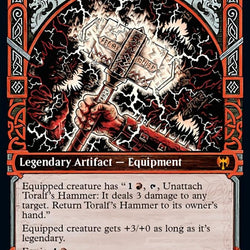 Toralf, God of Fury // Toralf's Hammer (Showcase) [Kaldheim]