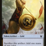 Human Soldier // Gold Double-Sided Token [Theros Beyond Death Tokens]