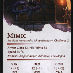 Mimic // Mimic (AAFR-027) (Borderless) [Adventures in the Forgotten Realms Art Series] Foil