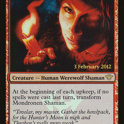 Mondronen Shaman // Tovolar's Magehunter (Launch) [Dark Ascension Promos]