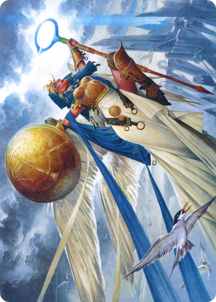 Linvala, Shield of Sea Gate // Linvala, Shield of Sea Gate (AZNR-077) (Borderless) [Zendikar Rising Art Series] Foil
