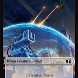Copy (017) // Wall (019) Double-Sided Token (Surge Foil) [Marvel Super Heroes Commander Tokens]